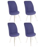 Saray 4 Adet - Lacivert Sandalye