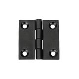 Saray Mat Siyah Krom Menteşe 38x38mm