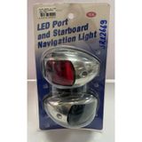 Saray SEYİR FENERİ 12 V KROM 316 İSKELE+SANCAK TAKIM LED