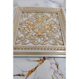 Saray Tavan 60 Cm Bronz Dekoratif Saray Tavan Paneli Asma Tavan Uyumlu gri