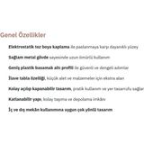 Saraylı 2+1 Basamaklı Wonder Tek Çıkışlı Metal Merdiven, Plastik Basamak, KOD:1422 - SARAYLI