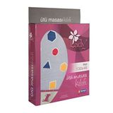 Saraylı Lady Keçeli Ütü Masası Bezi 130x46 Cm Ütü Masası Kılıfı Çok Renkli