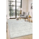 Saraz Halı Bambum 1001 Serisi Bej Saten Kadife Dokulu Kaymaz Taban Yıkanabilir Salon Mutfak Koridor Halısı - 160 x 250 cm