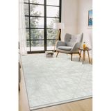 Saraz Halı Bambum 1001 Serisi Gri Saten Kadife Dokulu Kaymaz Taban Yıkanabilir Salon Mutfak Koridor Halısı - 80 x 150 cm