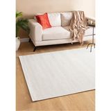 Saraz Halı Krem Renk Sisal Jut Hasır Model Yıkanabilir Dikdörtgen Dokuma Anti Alerjik Halı - 100 x 200 cm - Krem Rengi