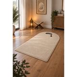 SARAZ HALI Pofuduk Seccade Yumuşak Peluş Seccade Kaymaz Taban Yıkanabilir Konforlu Namaz Halısı