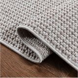 Saraz Halı S256 Beyaz Bukle Halı – Saraz Buklem Koleksiyonu Salon Halısı, Mutfak Halısı, Antre Hol Halısı - Beyaz - Bej - 100 x 500 cm