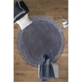 Saraz Halı Saraz Halı yuvarlak Comfort Puffy antrasit - 120 x 120 cm