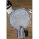 Saraz Halı Saraz Halı yuvarlak Comfort Puffy gri - 200 x 200 cm
