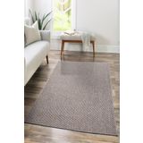 SARAZ HALI TM-01 Sisal Jut Hasır Model Tek Renk Dokuma Yıkanabilir Toz Vermez Halı Vizon