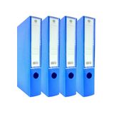 Sarbag Sert Plastik Arşiv Kutusu 24x32x6 cm 4 Adet (Mavi)