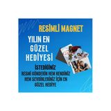 Sardeis Kişiye Özel Hediyelik Fotoğraflı Resimli Buzdolabı Magneti 6X9cm 25 Adet