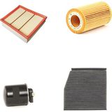 Sardes Filtre Seti Mercedes A Serisi A180 Cdı W176 2012-2018 Dizel Om 651901 Motor 4lü Hava + Yağ F. + Yakıt + Polen