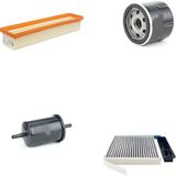 Sardes Filtre Seti Renault Clio Iıı 1.2 Benzinli 2005-2011 4lü Hava + Yağ F. + Yakıt + Polen