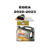 Sardes Genel Markalar Egea 1.3 Mjet Kw70 Filtre Seti Tırnaklı Yağ Filtresi 2020-2023+Shell 5W30 5Lt Ar-L