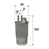 SARDES SF176 Mazot Filtresi Albea Doblo Fiorino Punto Evo Grande Punto 1.9 Jtd 1.3D Mtj