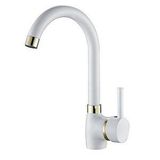 Sardıcı Babylon Series Gold Detaylı Beyaz Lavabo Bataryası 5 Yıl Garantili