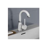Sardıcı BTR 1030-1023 Beyaz Gövde Çizilmez Lavabo Bataryası