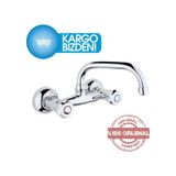 Sardıcı Duvardan Çevirmeli Klasik Lavabo Mutfak Bataryası