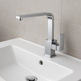 Sardıcı Kare Lavabo Bataryası Gordon Seri Tam Takım 5 Yıl Garantili - Krom