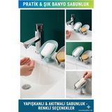 Sardıcı Katı Sabunluk Lavabo Üstüne Pratik Kullanım Vakumlu Sabunluk - Çok Renkli