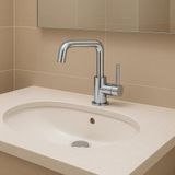 Sardıcı Lavabo Bataryası 7 Yıl Garantili Çift Su Girişli 360 Derece Dönen Boru - Krom