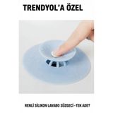 Sardıcı Lavabo Tıkacı Süzgeçli Tıkaç Silikon Büyük Banyo Küvet Kapağı Yeni Nesil Evye Kapatma Gider Tıpası