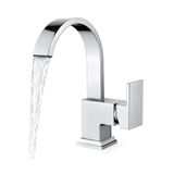 Sardıcı Şelale Lavabo Bataryası Krom Çift Su Girişli 5 Yıl Garantili