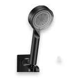 Sardıcı Turbo Fan 5 Fonksiyonlu Su Tasarruflu Duş Başlığı Siyah