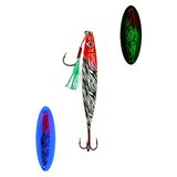 Sardin 60G - Sahte Yem Kaşık Rapala - Levrek, Palamut, Lüfer, Çinekop, Turna Jig Yemi -Zebra Glow