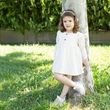 Sare Baby Müslin Yazlık Bebek Elbisesi - Bej - 3 - 4 Yaş