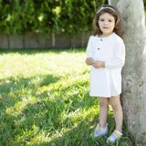 Sare Baby Müslin Yazlık Bebek Elbisesi - Ekru - 4 - 5 Yaş