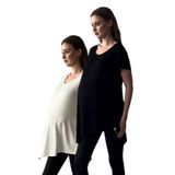 SARE ERKMEN - Siyah - Beyaz (2Lİ PAKET) Hamile Bluz