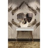 Sare Home Bianco Lake Dresuar Set Beyaz-Rose Gold