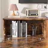Sare Trade Hernest Modern Orta Sehpa 92X52 cm – Meşe Ahşap Görünümlü ve Siyah Metal Ayaklı Salon Sehpası, Raflı Dekoratif Sehpa