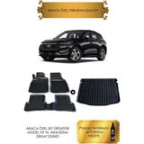 Sare Tuning Ford Kuga 2021 -2022 - 2023 - 2024 - 2025 Araca Özel Havuzlu Paspas ve Bagaj Havuzu (Hediyeli) - Siyah