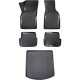 Sare Tuning Renault Clio 4 2012-2019 Araca Özel Havuzlu Paspas ve Bagaj Havuzu - Siyah