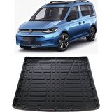 Sare Tuning Vw Caddy 2021 Sonrası 3D Lüx Bagaj Havuzu - Siyah