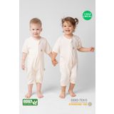Sarebaby Yazlık Uyku Tulumu Dizaltı Boy %100 Doğal Pamuk Oeko-Tex Sertifikalı Kumaş 0.2 TOG Bebek Uyku Tulumu