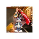 Sarego Buggs Bunny Tavşan Looney Tunes Anahtarlık 3D Mega Boy Anahtarlık Çanta Süsü Aksesuarı