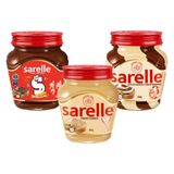 Sarelle 350 gr Kakaolu Fındık Kreması - Duo - Fındık Ezmesi 3 Lü Karma Paket