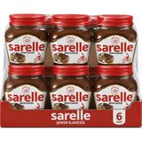 Sarelle Şekersiz Kakaolu Fındık Ezmesi 350 gr x 6 Adet Yeni Ambalaj