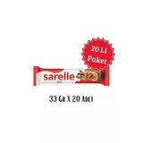 Sarelle Sütlü Çikolata Kaplamalı Fındıklı Gofret 33 Gr X 20 Li