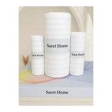 Saret Home Pamuk Saten Çift Kişilik Lastikli Çarşaf Set ,Otel Tipi Yastıklı ,