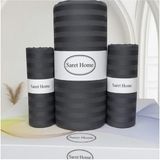 Saret Home Pamuk Saten Çift Kişilik Lastikli Çarşaf Set ,otel Tipi Yastıklı , - Antrasit - 160x200