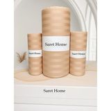 Saret Home Pamuk Saten Çift Kişilik Lastikli Çarşaf Set ,otel Tipi Yastıklı , - Bej - 160x200