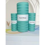 Saret Home Pamuk Saten Çift Kişilik Lastikli Çarşaf Set ,otel Tipi Yastıklı , - Turkuaz - 180X200