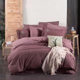 Sarev Ederlezi Çift Kişilik %100 Pamuk Flanel (Pazen) Nevresim Takımı Gül Kurusu - 001-Renkli - 200 x 220 cm