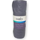 Sarev Fitted Lastikli Çarşaf Ranforce Tek Kişilik 100 x 200 cm Antrasit - 100 x 200 cm