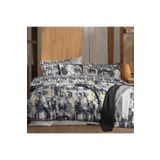 Sarev Galiya King Size (Battal Boy)%100 Pamuk Flanel (Pazen) Nevresim Takımı